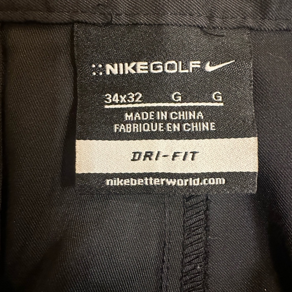 Nike Men's Black Nike Golf Pants - Picture 2 of 2